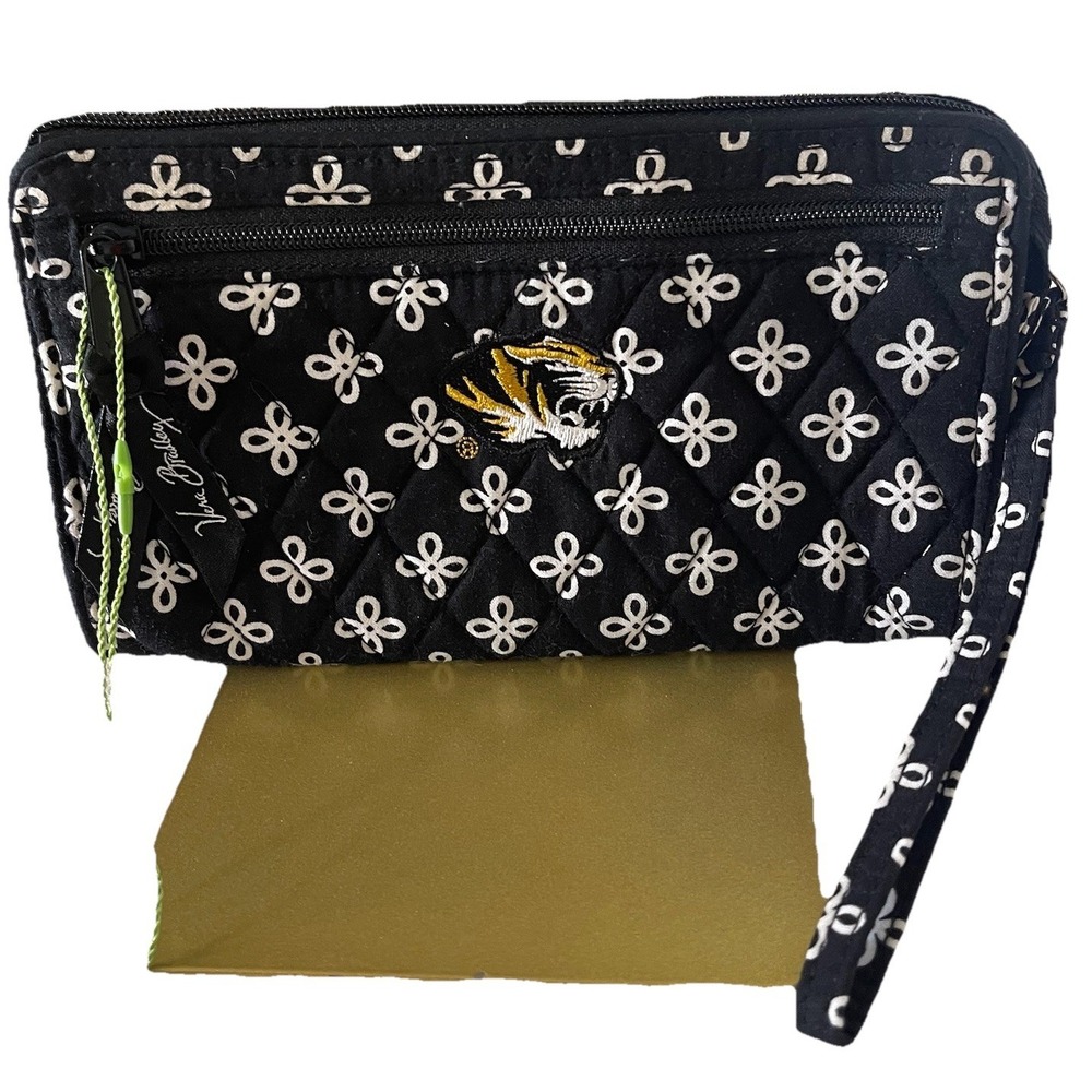 Vera Bradley Mizzouโ Missouri Tigers Wallet Clutch Wristlet Collegiate NWT